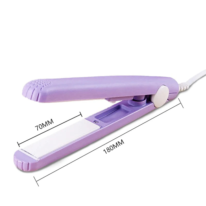 Mini Portable Hair Iron Straightener