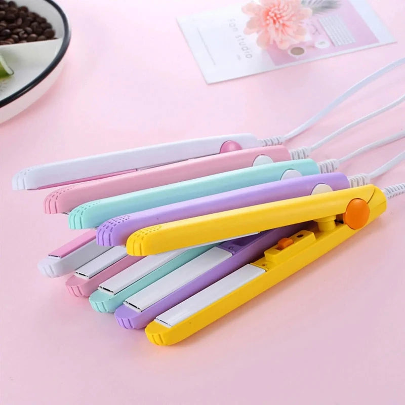 Mini Portable Hair Iron Straightener