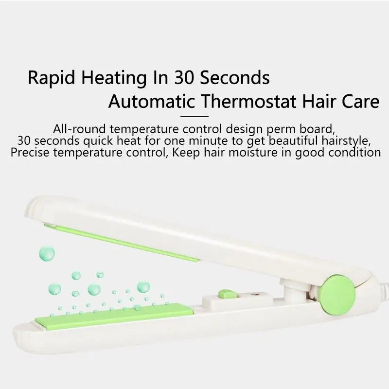 Mini Portable Hair Iron Straightener