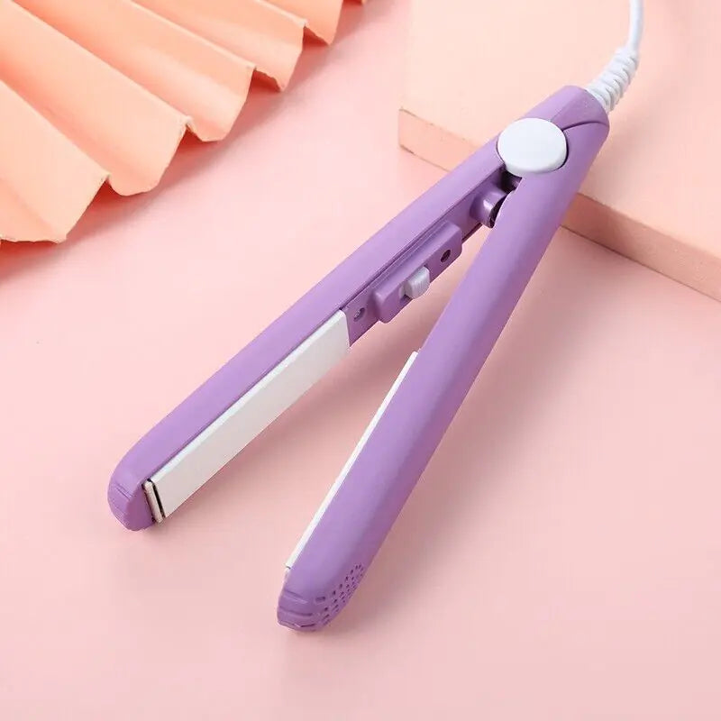 Mini Portable Hair Iron Straightener