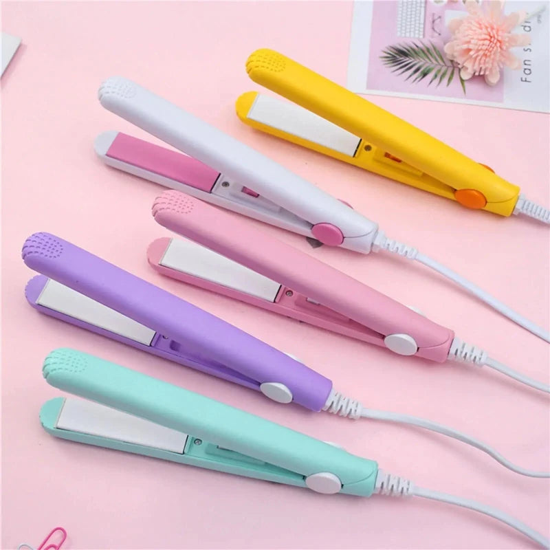 Mini Portable Hair Iron Straightener